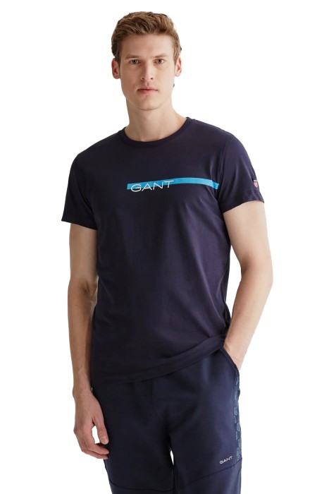 Gant - Erkek T-Shirt - 2323124T Lacivert