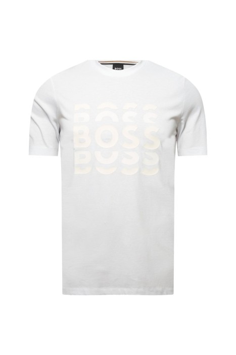 Boss - Erkek T-Shirt - 50495735 Beyaz