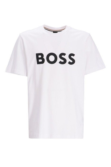 Boss - Erkek T-Shirt - 50495742 Beyaz