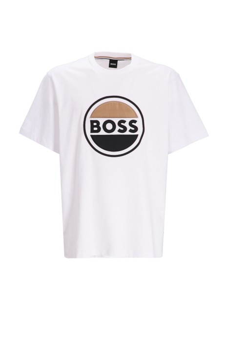 Boss - Erkek T-Shirt - 50496223 Beyaz