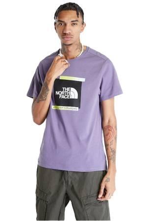 Es Graphic S/S Tee Erkek T-Shirt - NF0A83FM Mavi - The North Face