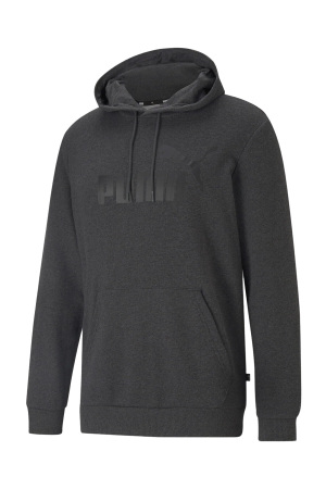 Ess Big Logo Erkek Kapüşonlu SweatShirt - 586688 Gri - 1