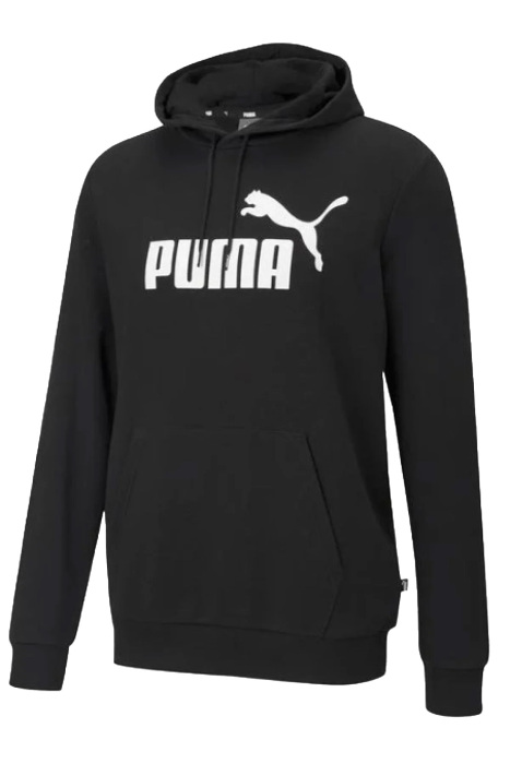 Ess Big Logo Erkek Kapüşonlu SweatShirt - 586688 Siyah/Beyaz - 1
