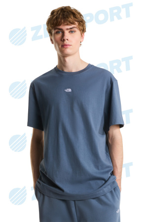 Essential Center Logo Relaxed Erkek T-Shirt - NF0A8GQE Granit Gri - The North Face