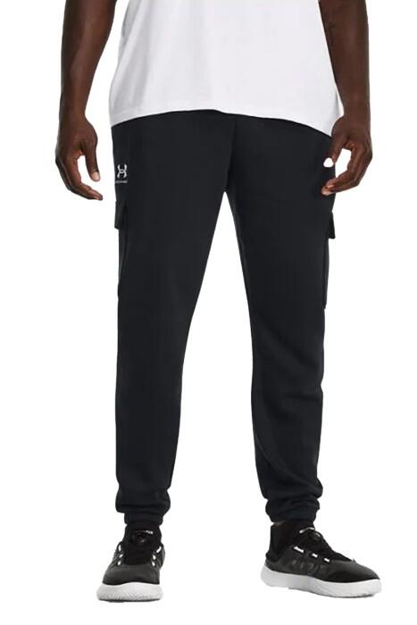 Under Armour - Essential Flc Cargo Erkek Eşofman Altı - 1380376 Siyah