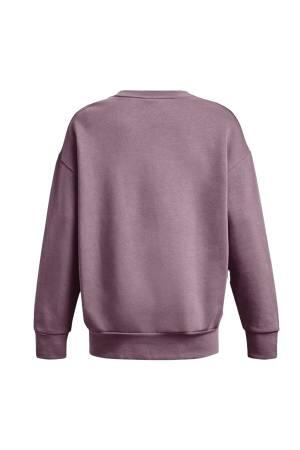 Essential Flc Os Crew Kadın SweatShirt - 1379475 Pembe - Thumbnail