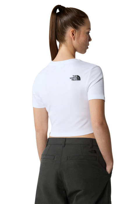 Essential Kadın Crop T-Shirt - NF0A55AO Beyaz - 3