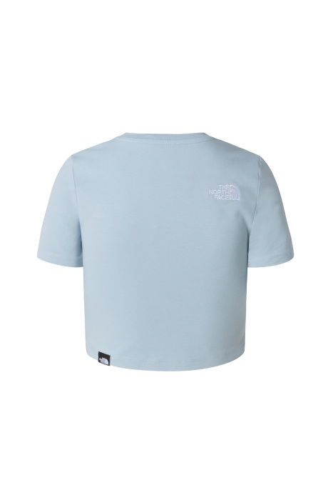 Essential Kadın Crop T-Shirt - NF0A55AO Buz Mavisi - 5