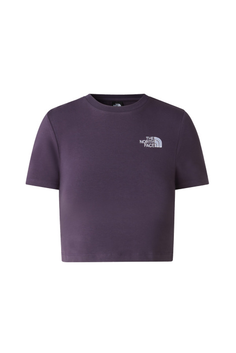 Essential Kadın Crop T-Shirt - NF0A55AO Mor - 4