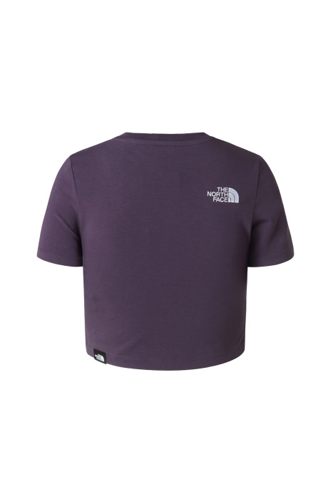 Essential Kadın Crop T-Shirt - NF0A55AO Mor - 5