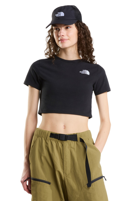 Essential Kadın Crop T-Shirt - NF0A55AO Siyah - 1