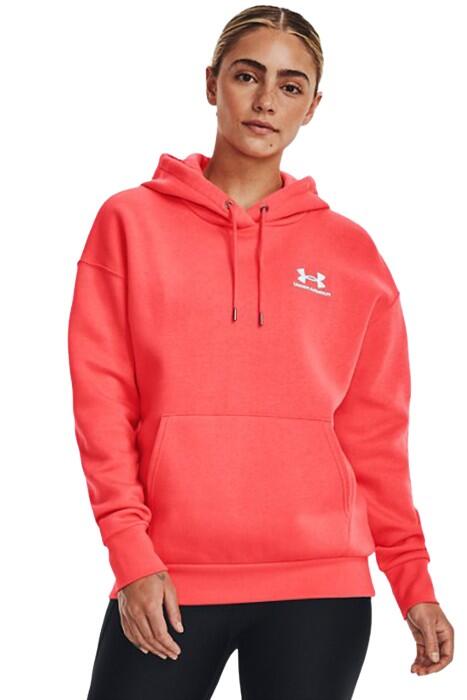 Under Armour - Essential Kadın Kapüşonlu SweatShirt - 1373033 Açık Pembe