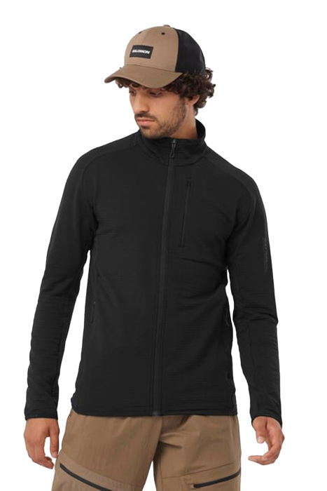Essential Lightwarm Erkek Tam Fermuarlı Polar - LC2224700 Siyah - 1