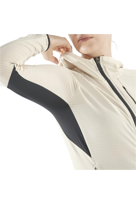 Essential Lightwarm Kadın Kapüşonlu Tam Fermuarlı Polar - LC2224200 Ekru - 5