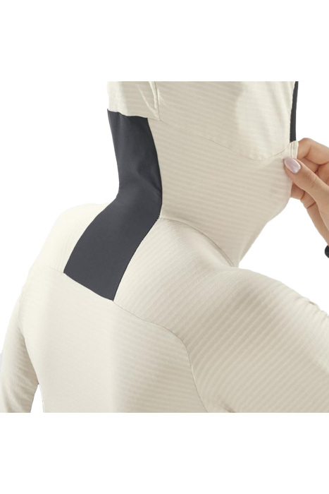 Essential Lightwarm Kadın Kapüşonlu Tam Fermuarlı Polar - LC2224200 Ekru - 6