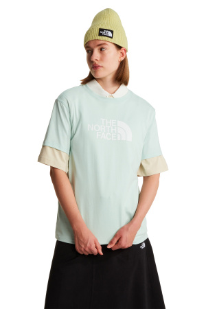 Evolution Half Dome Relaxed Kadın T-Shirt - NF0A8B6U Mint Yeşili - The North Face