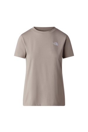 Evolution Simple Dome Kadın T-Shirt - NF0A8FX7 Taş Gri - The North Face