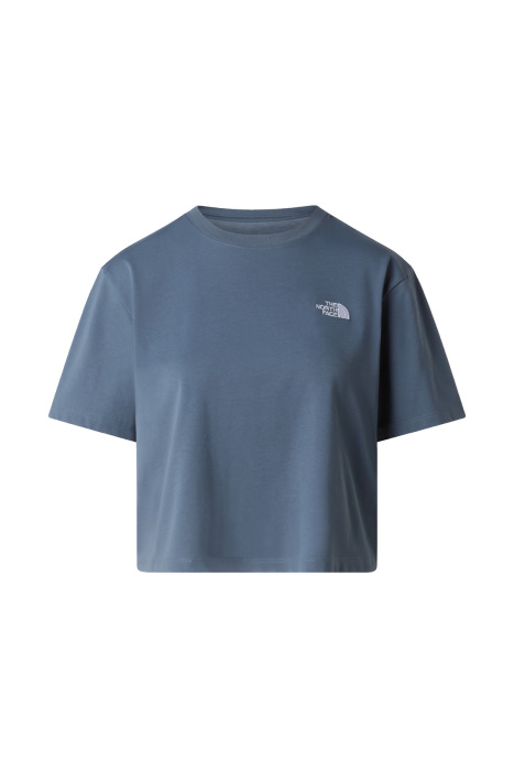 Evolution Simple Dome Rlx Kadın Crop T-Shirt - NF0A8FDH Granit Gri - 1