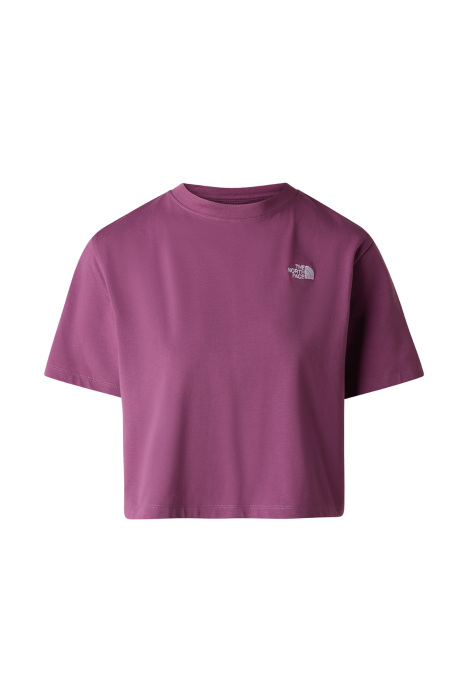 Evolution Simple Dome Rlx Kadın Crop T-Shirt - NF0A8FDH Mor - 1