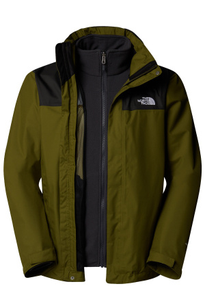 Evolve Iı Triclimate Erkek Mont - NF00CG55 Yeşil/Gri - The North Face
