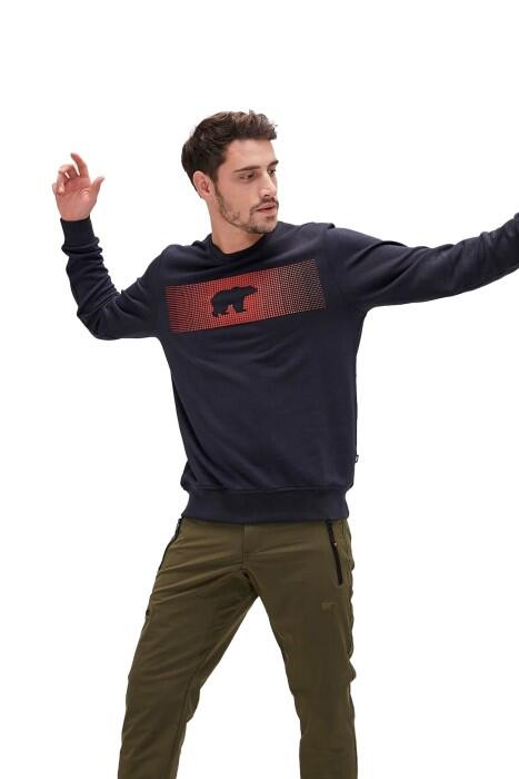 Bad Bear - Fancy Crewneck Erkek SweatShirt - 19.02.12.007 Lacivert