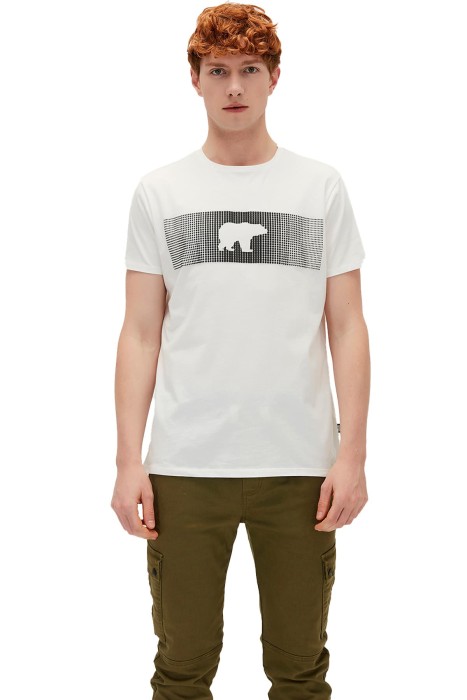 Bad Bear - Fancy Erkek T-Shirt - 20.01.07.024 Ekru