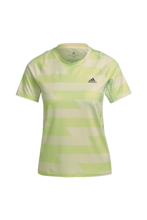 Fast Allover Print Tee Kadın T-Shirt - HD7029 Yeşil - EU-Adidas