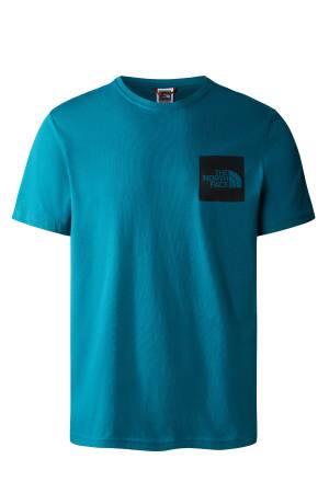 Fine Tee Erkek T-Shirt - NF00CEQ5 Mavi - Thumbnail