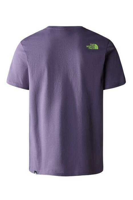 Fine Tee Erkek T-Shirt - NF00CEQ5 Mor - 2