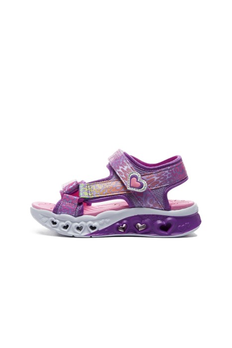 Skechers - Flutter Hearts Kız Çocuk Sandalet - 302967L Lavanta/Çoklu