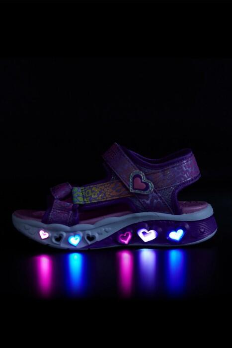 Flutter Hearts Kız Çocuk Sandalet - 302967L Lavanta/Çoklu - 2