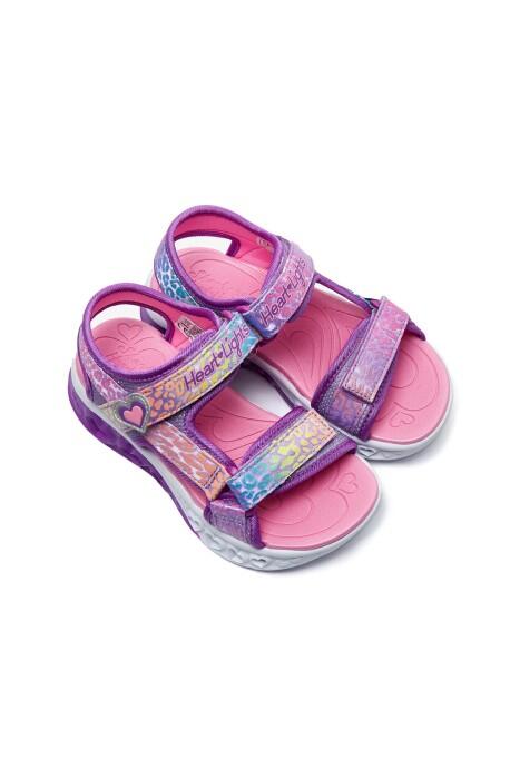 Flutter Hearts Kız Çocuk Sandalet - 302967L Lavanta/Çoklu - 8