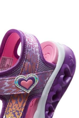 Flutter Hearts Kız Çocuk Sandalet - 302967L Lavanta/Çoklu - 9
