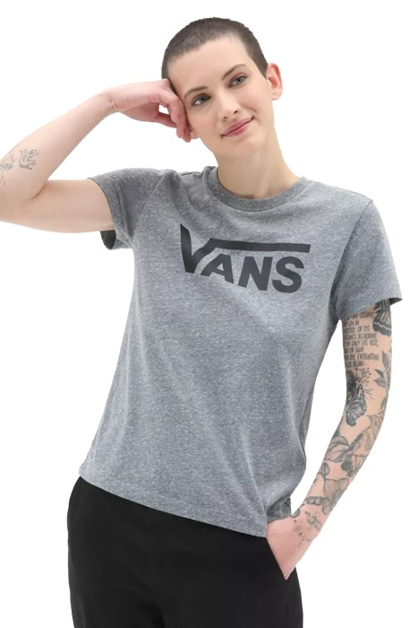 Vans - Flying V Crew Tee Kadın T-Shirt - VN0A3UP4 Gri