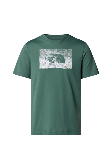 Foundatıon Abstract Graphıc Tee Erkek T-Shirt - NF0A8BQV Koyu Yeşil - 1