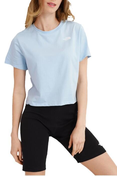 Foundation Crop Tee - Eu Kadın T-Shirt - NF0A55AY Mavi - 1