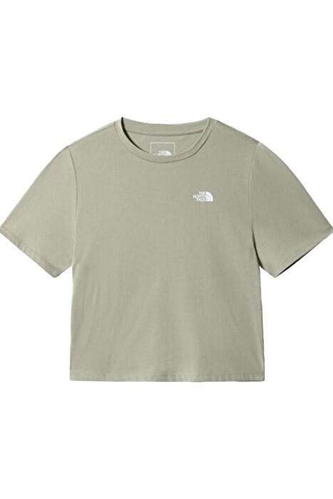 Foundation Crop Tee - Eu Kadın T-Shirt - NF0A55AY Yeşil - 1