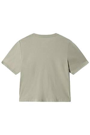 Foundation Crop Tee - Eu Kadın T-Shirt - NF0A55AY Yeşil - 2