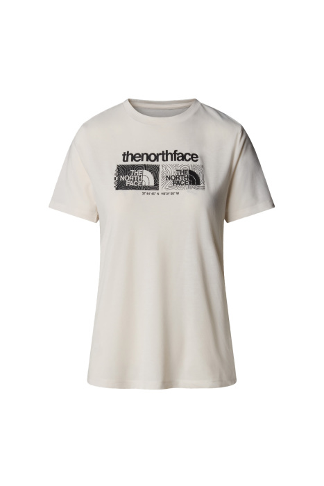 Foundatıon Tee Graphıc 1 Kadın T-Shirt - NF0A8BRZ Krem - 1