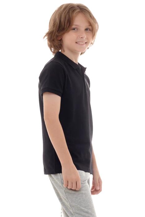 Galatasaray 100.Yıl Çocuk Polo T-Shirt C232177 Siyah - 3