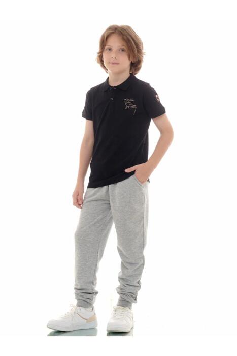 Galatasaray 100.Yıl Çocuk T-Shirt C232176 Siyah - 1