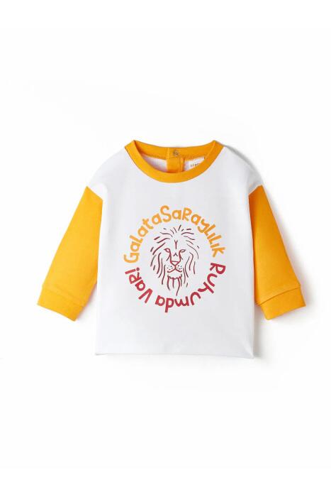 Galatasaray Bebek Sweatshirt B232126 Sarı/Beyaz - 1