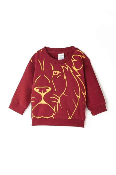 Galatasaray Bebek Sweatshirt B232128 Bordo - 1