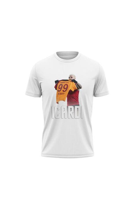 Galatasaray Çocuk Icardi 99 Artwork T-Shirt C241989 Beyaz - 1