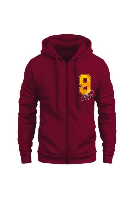 Galatasaray Erkek Icardi Fermuarlı Hoodie E232251 Kırmızı - 1