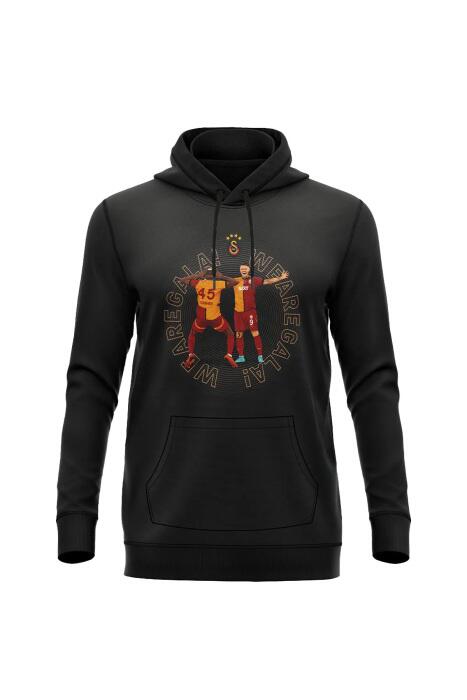 Galatasaray We Are Gala Hoodie E242230 Siyah - 1