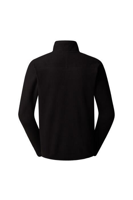 Glacıer 1/4 Zıp - Embroıdered Logo Yarım Fermuar Erkek Polar - NF0A83I3 Siyah - 2
