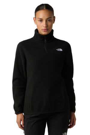 Glacıer Fleece 1/4 Zıp Kadın Polar - NF0A8D2J Siyah - The North Face