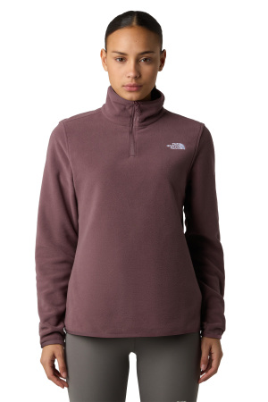 Glacıer Fleece 1/4 Zıp Kadın Polar - NF0A8D2J Açık Kahve - 1