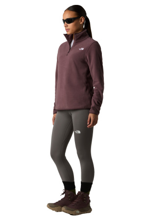 Glacıer Fleece 1/4 Zıp Kadın Polar - NF0A8D2J Açık Kahve - 2